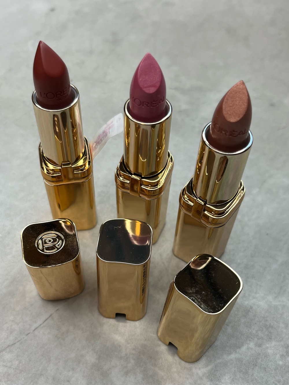 (3) L’Oréal Colour Riche Luxury Lipstick Bundle